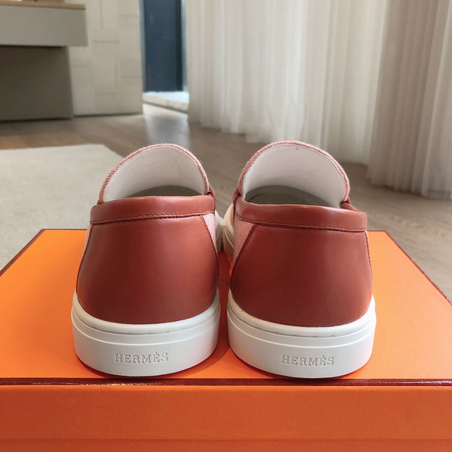 HM GAME SLIP-ON SNEAKER LIGHT PINK FABRIC