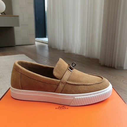 GAME SLIP-ON SNEAKER CARAMEL SUEDE