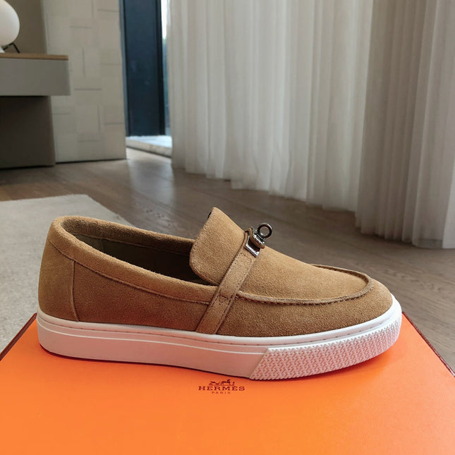 HM GAME SLIP-ON SNEAKER TAWNY SUEDE