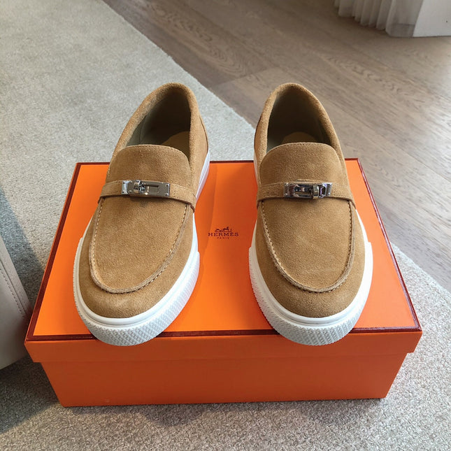 HM GAME SLIP-ON SNEAKER TAWNY SUEDE