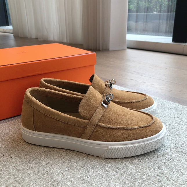 HM GAME SLIP-ON SNEAKER TAWNY SUEDE
