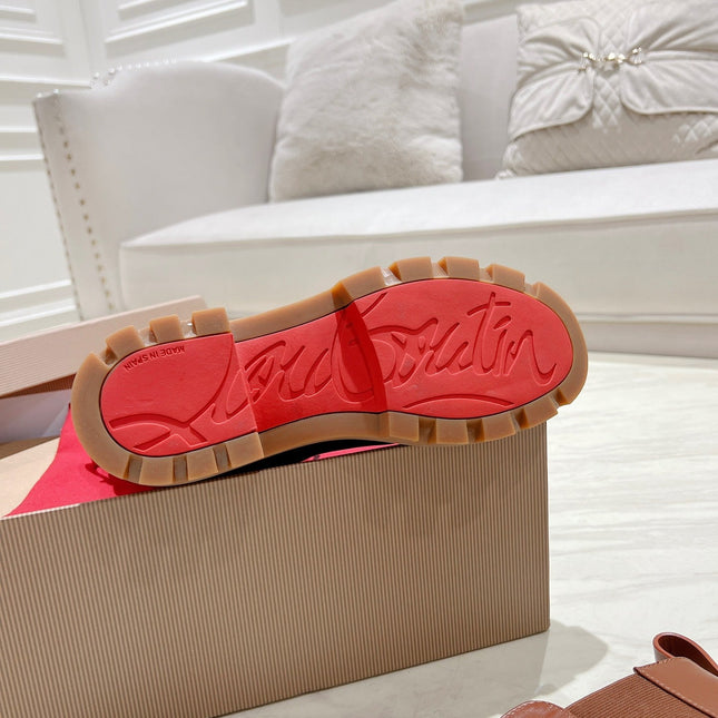 CHELSEA BOOT LUG 30MM IN BROWN CALFSKIN