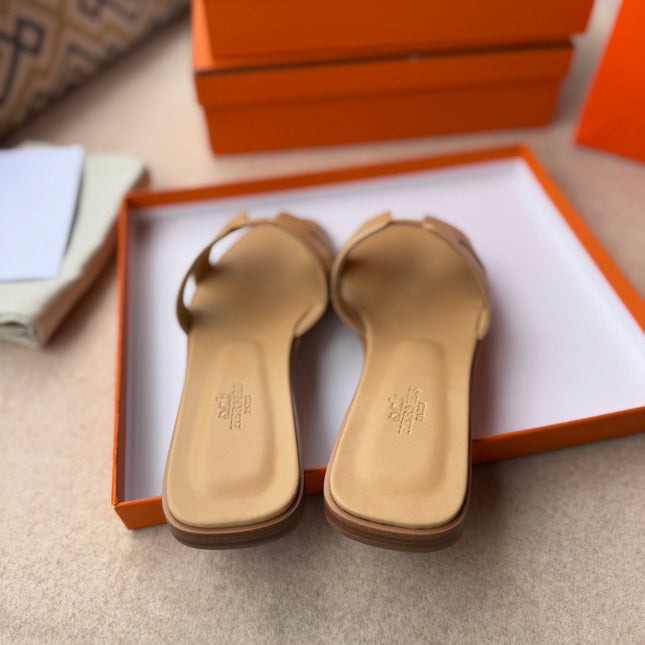 0RAN SANDALS IN TORTILLA BROWN CALFSKIN