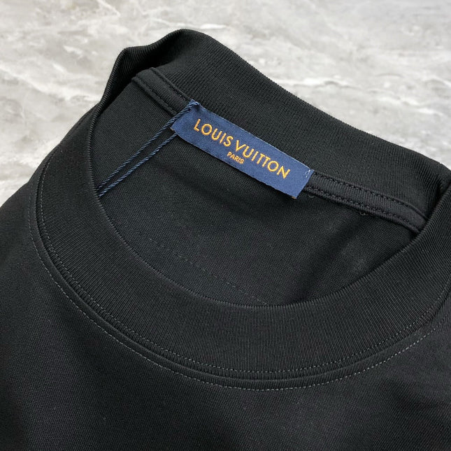 LV BLACK COTTON T-SHIRT 239467
