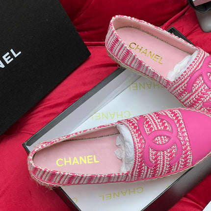 CC LOAFERS IN LIGHT PINK LAMBSKIN