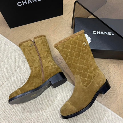 ANKLE BOOTS IN GOLDEN BROWN SUEDE 963150