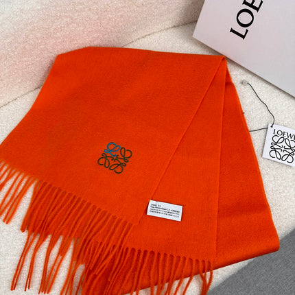 SCARF 180 CM IN FIRE ORANGE CASHMERE 353154