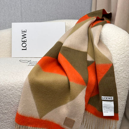 SCARF 190 CM IN COLORFUL CASHMERE 408797