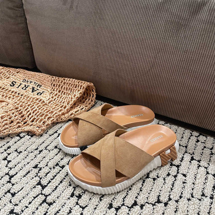 INFRA SANDAL PINK NUDE SUEDE