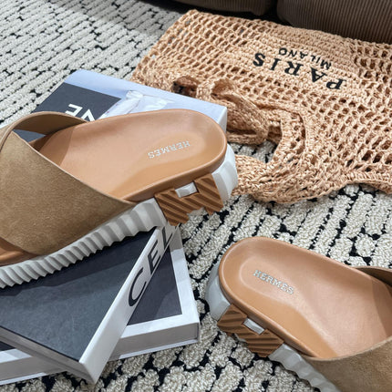 INFRA SANDAL PINK NUDE SUEDE