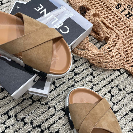 INFRA SANDAL PINK NUDE SUEDE