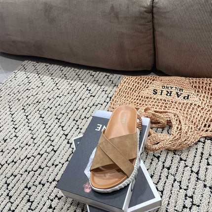 INFRA SANDAL PINK NUDE SUEDE