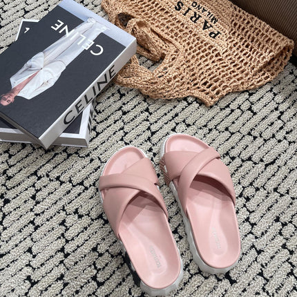 INFRA SANDAL LIGHT PINK CALFSKIN