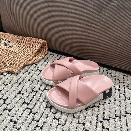 INFRA SANDAL LIGHT PINK CALFSKIN