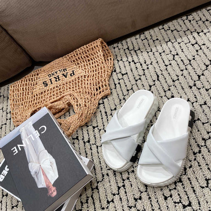 INFRA SANDAL WHITE CALFSKIN