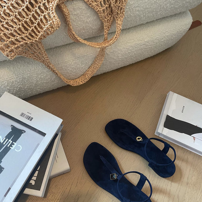 LP MINDIL SANDAL NAVY SUEDE