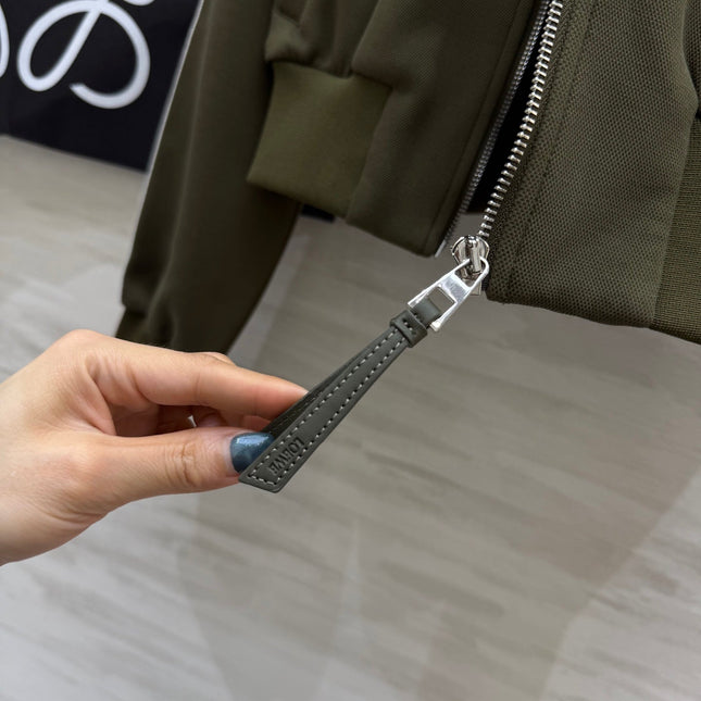 Loewe 25 Logo Jersey Track Jacket Green Cotton