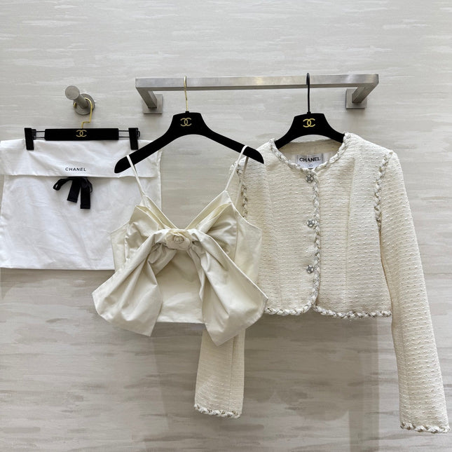 CHANEL 25S SPAGHETTI STRAP TOP STYLE 243