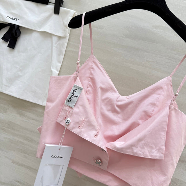 CHANEL 25S SPAGHETTI STRAP TOP STYLE 245