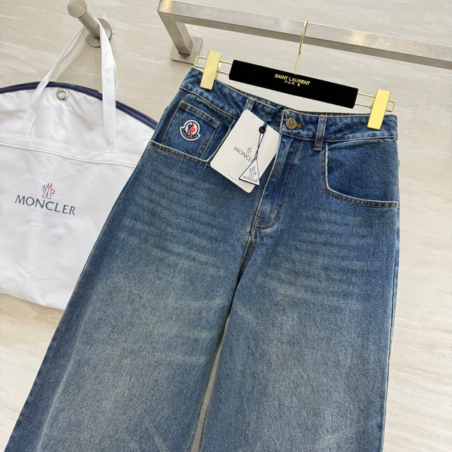 MONCLER 25S STRAIGHT-LEG JEANS 303379
