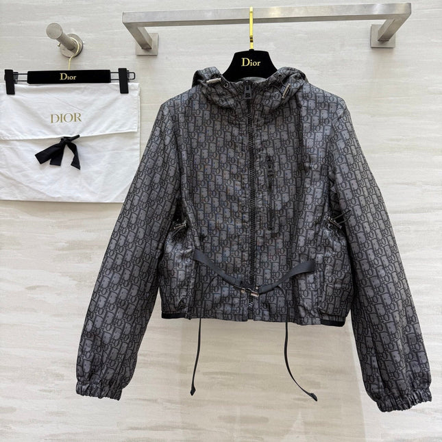 DIOR 25S CROPPED HOODED JACKET STYLE 051