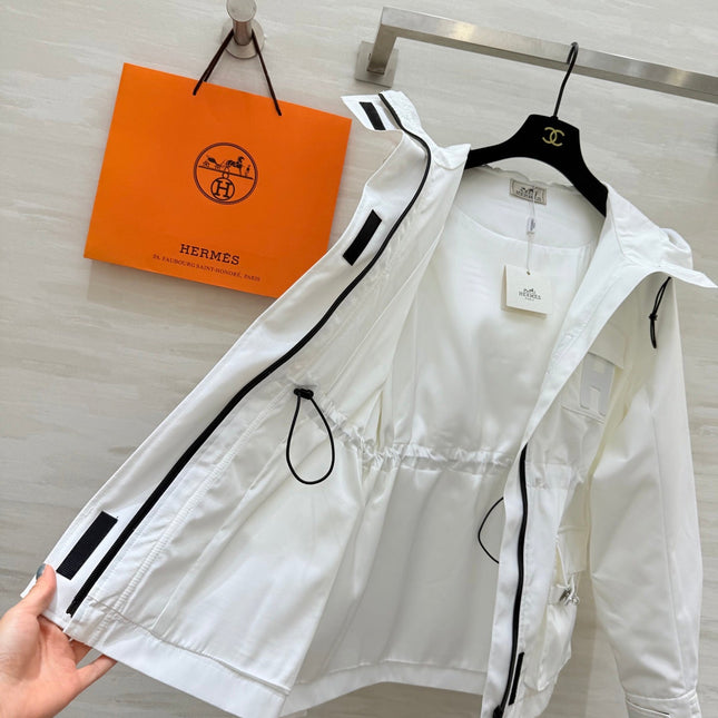 HERMES 25S HOODED JACKET 073