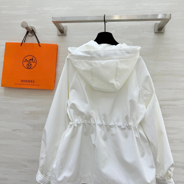 HERMES 25S HOODED JACKET 073