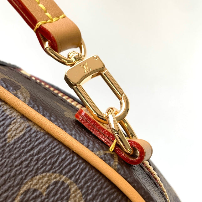 DEAUVILLIE MINI 22 MONOGRAM CANVAS BROWN