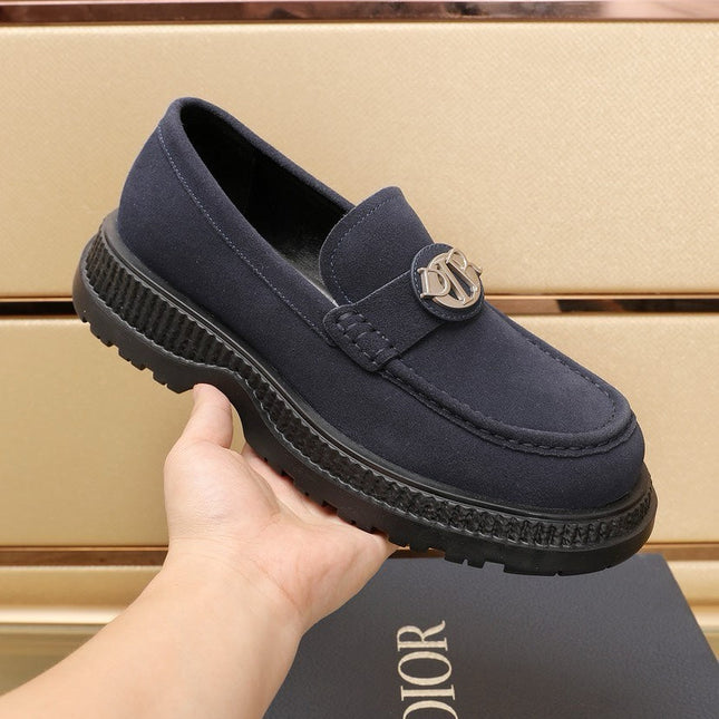 CD EXPLORER ICON LOAFER DENIM COLOR SUEDE