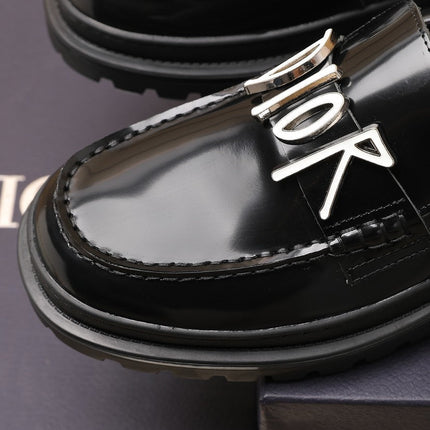 CD EXPLORER LOAFER BLACK POLISHED CALFSKIN