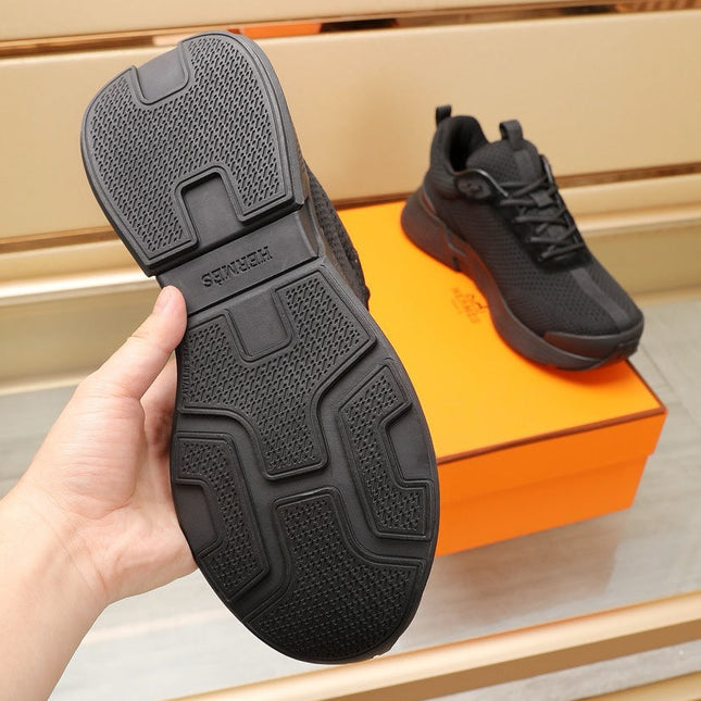 HM HUGO SNEAKER BLACK BREATHABLE FABRIC