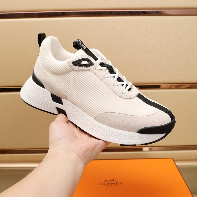 HM HUGO SNEAKER BLACK AND CREAMY WHITE WEAVE