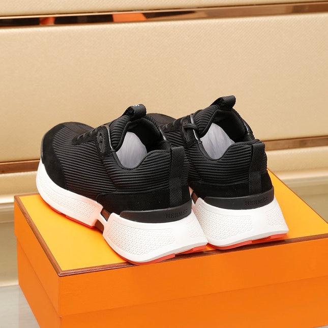 HM HUGO SNEAKER BLACK AND WHITE WEAVE