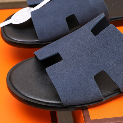 HM IZMIR SANDAL INDIGO SUEDE