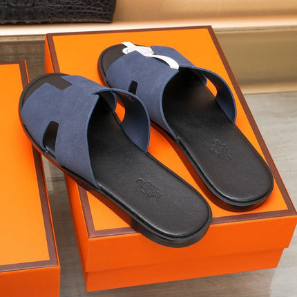 HM IZMIR SANDAL INDIGO SUEDE