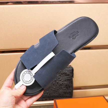 HM IZMIR SANDAL INDIGO SUEDE
