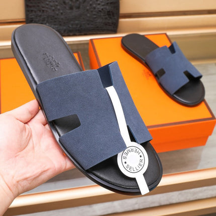 HM IZMIR SANDAL INDIGO SUEDE