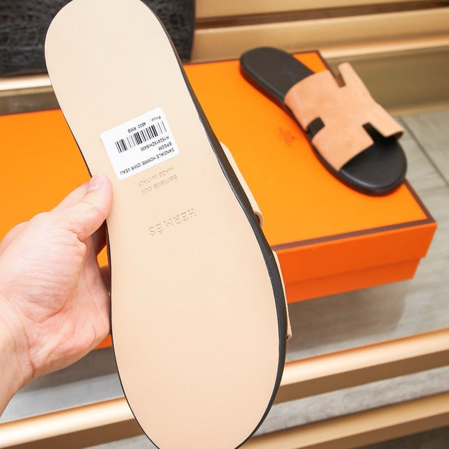 HM IZMIR SANDAL TANGERINE SUEDE