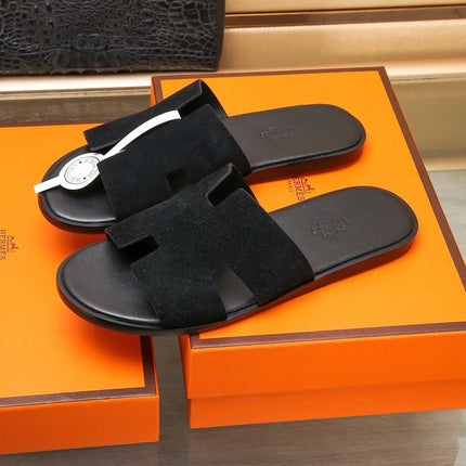 HM IZMIR SANDAL BLACK SUEDE