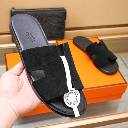 HM IZMIR SANDAL BLACK SUEDE