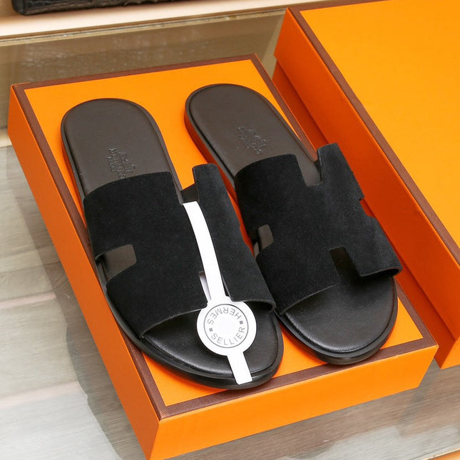 HM IZMIR SANDAL BLACK SUEDE