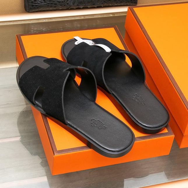HM IZMIR SANDAL BLACK SUEDE