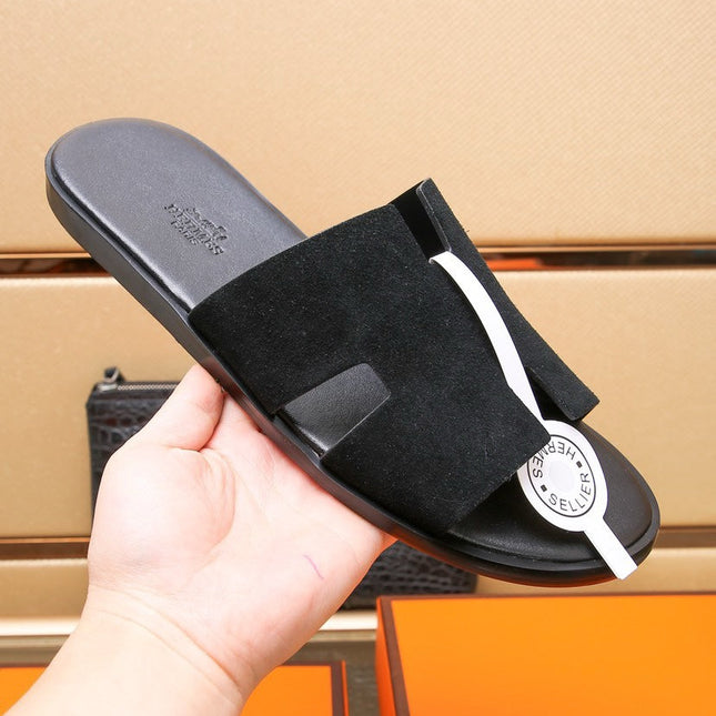 HM IZMIR SANDAL BLACK SUEDE