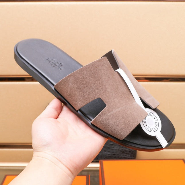 HM IZMIR SANDAL TAWNY SUEDE