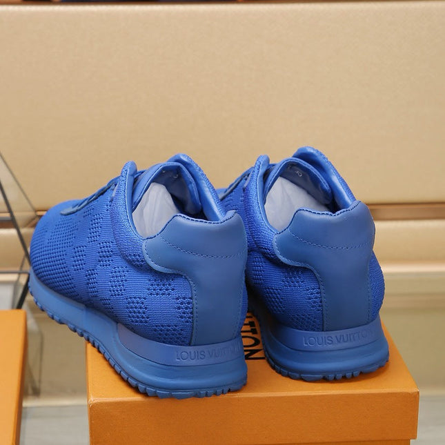 LV CLASSIC SNEAKER COBALT BLUE DAMIER