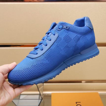 LV CLASSIC SNEAKER COBALT BLUE DAMIER