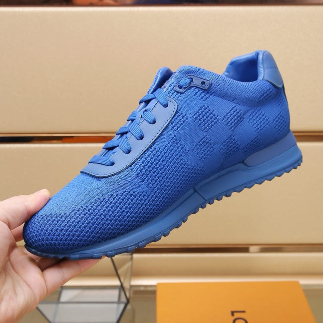 LV CLASSIC SNEAKER COBALT BLUE DAMIER