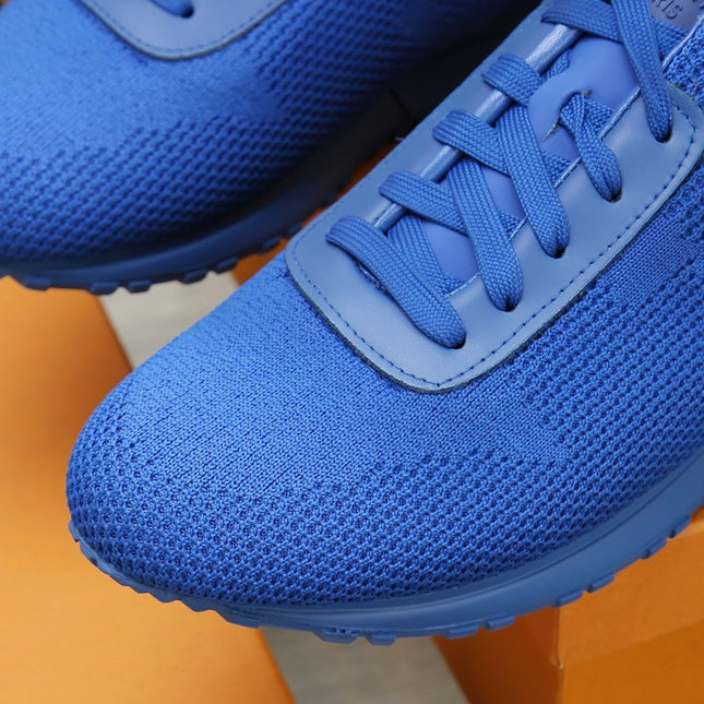 LV CLASSIC SNEAKER COBALT BLUE DAMIER