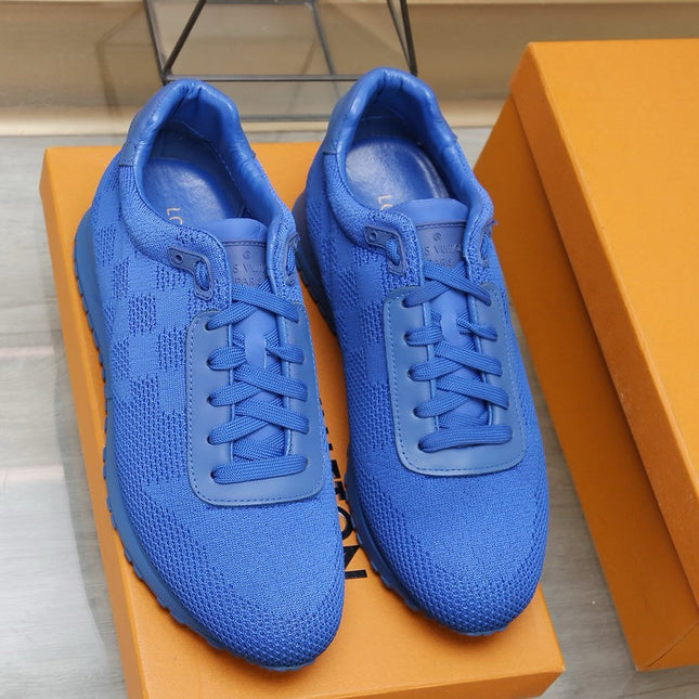 LV CLASSIC SNEAKER COBALT BLUE DAMIER