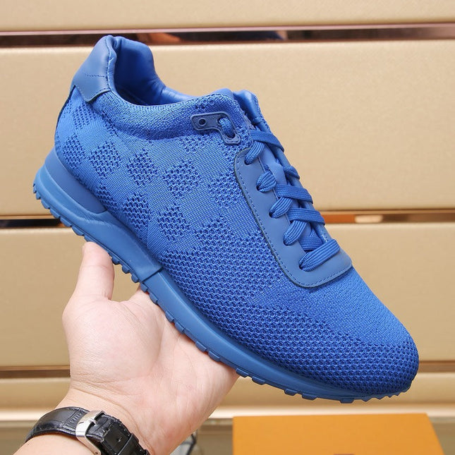 LV CLASSIC SNEAKER COBALT BLUE DAMIER